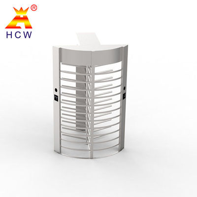 Manual Metal Revolving Gate Turnstile SS304 Full Height Door Gate