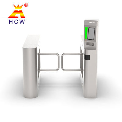 IP54 Face Recognition Turnstile Gate Swing Barrier For Pedestrian Control