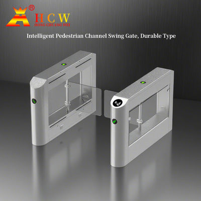 HCW Stainless Steel Pedestrian Turnstile Gate Brushless Motor Swing Turnstile Gate