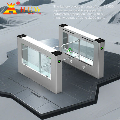 RS232 Optical Swing Speed Gate Turnstile With Face Recognition