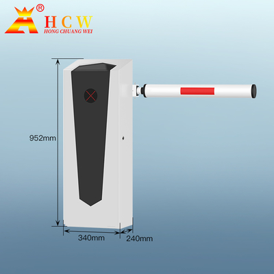 HCW Road Pole Barrier Gate Adjustable Intelligent Parking Lot Access Control Anti Smashing 