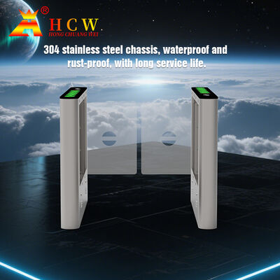 AC220V Power Supply Swing Barrier Turnstile with 1400*140*990 mm Size and 55 KG Weight for Secure Entry