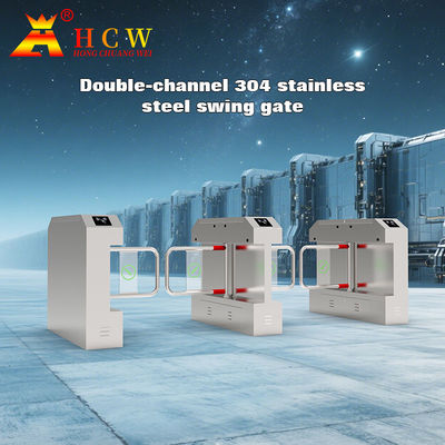 HCW Turntile Swing Gate ทางเข้า การควบคุมการเข้าสู่คนเดิน