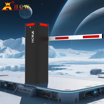 ระบบไม้กั้นรถยนต์ HCW High Speed Boom Barrier OEM/ODM แขนพับสำหรับรักษาความปลอดภัยสำหรับลานจอดรถ
