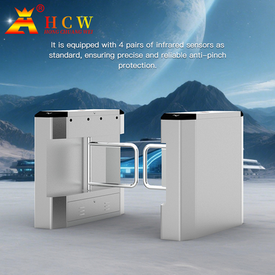 Entrance Security SS304 High Speed Gate Pedestrian Access Control AC100-240V