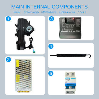 HCW Parking Barrier Gate with Adjustable Operation Speeds Cold-Rolled Steel Chassis and Aluminum/Foam Arms for Enhanced Security