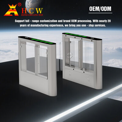 AC220V Power Supply Swing Barrier Turnstile with 1400*140*990 mm Size and 55 KG Weight for Secure Entry